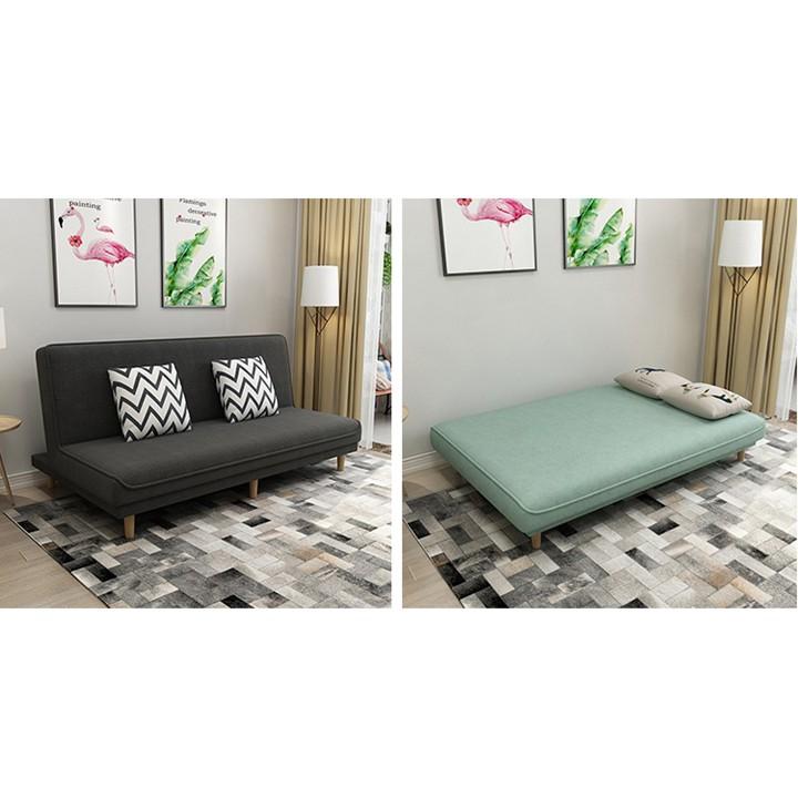 Sofa Giường 95x120/150 cm, Sofa bed giở ra làm giường phong cách Hàn Quốc tặng 2 gối