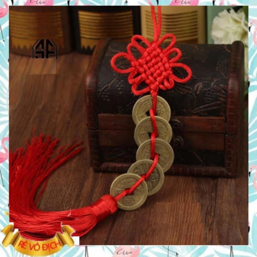 Tiền Ngũ Đế ️️ Bộ 6 xâu tiền ngũ đế phong thủy cầu tài lộc 206154-3, đồ phong thủy tài lộc