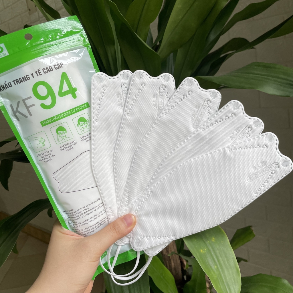 300 chiếc/thùng khẩu trang KF94 siêu mịn. ngăn ngừa 99.97% tia UV gây lão hóa da