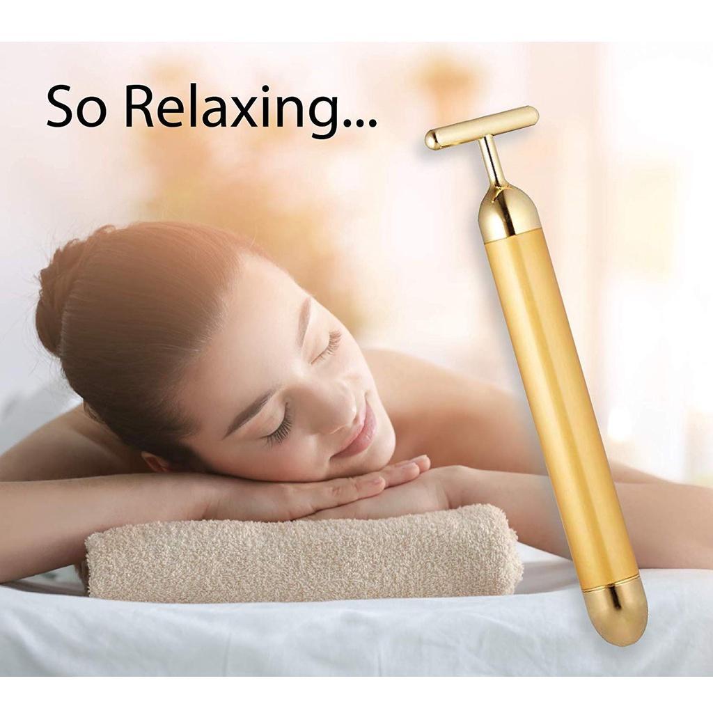 ​Máy massage mặt Energy Beauty Bar, massage mắt cây lăn mặt giúp nâng cơ, giảm bọng mắt (Hàng Chính Hãng)