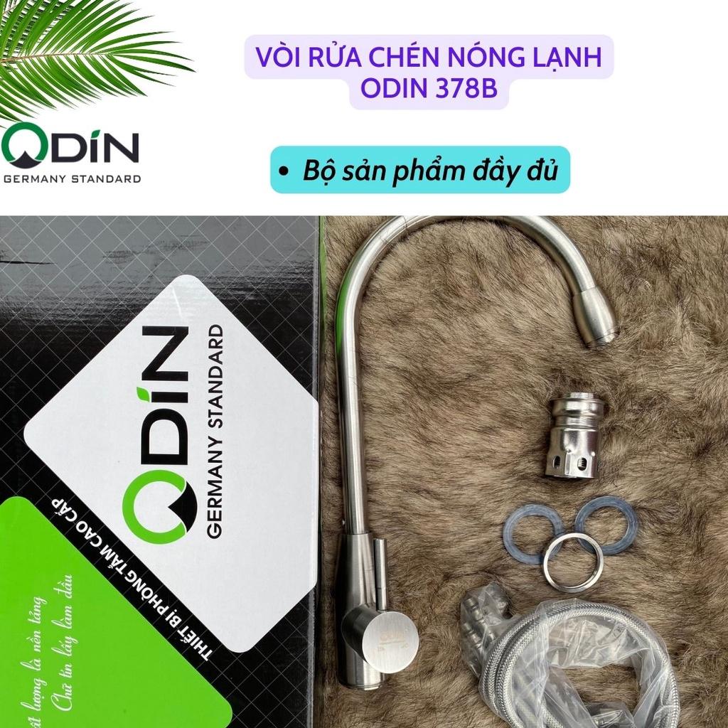 Vòi rửa chén nóng lạnh Inox 304 cao cấp ODIN 378B