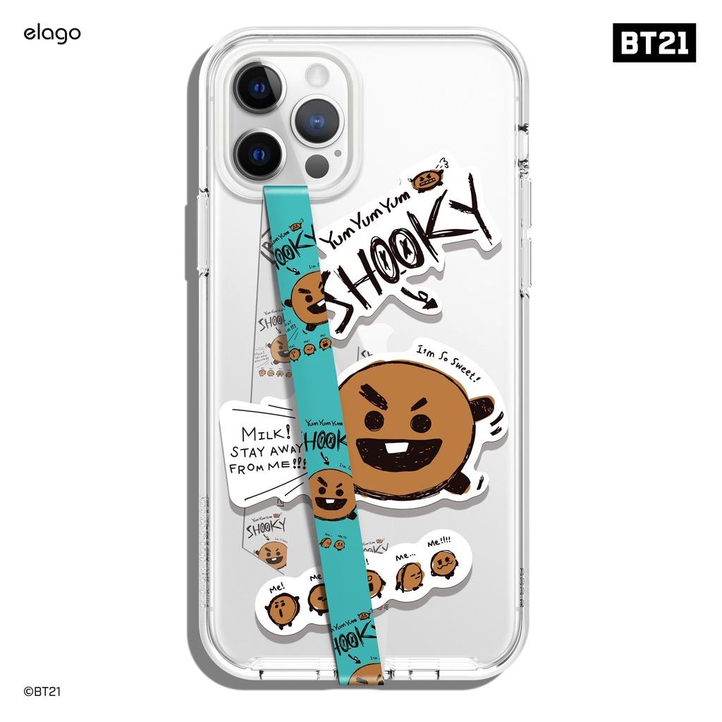 Dây BT21 l Elago Phone Strap with Stickers hàng chính hãng