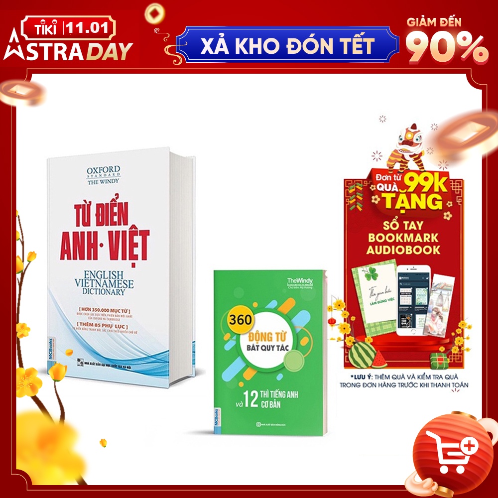 Combo Từ Điển Anh Anh Việt Và 360 Động Từ Bất Quy Tắc Và 12 Thì Cơ Bản Trong Tiếng Anh