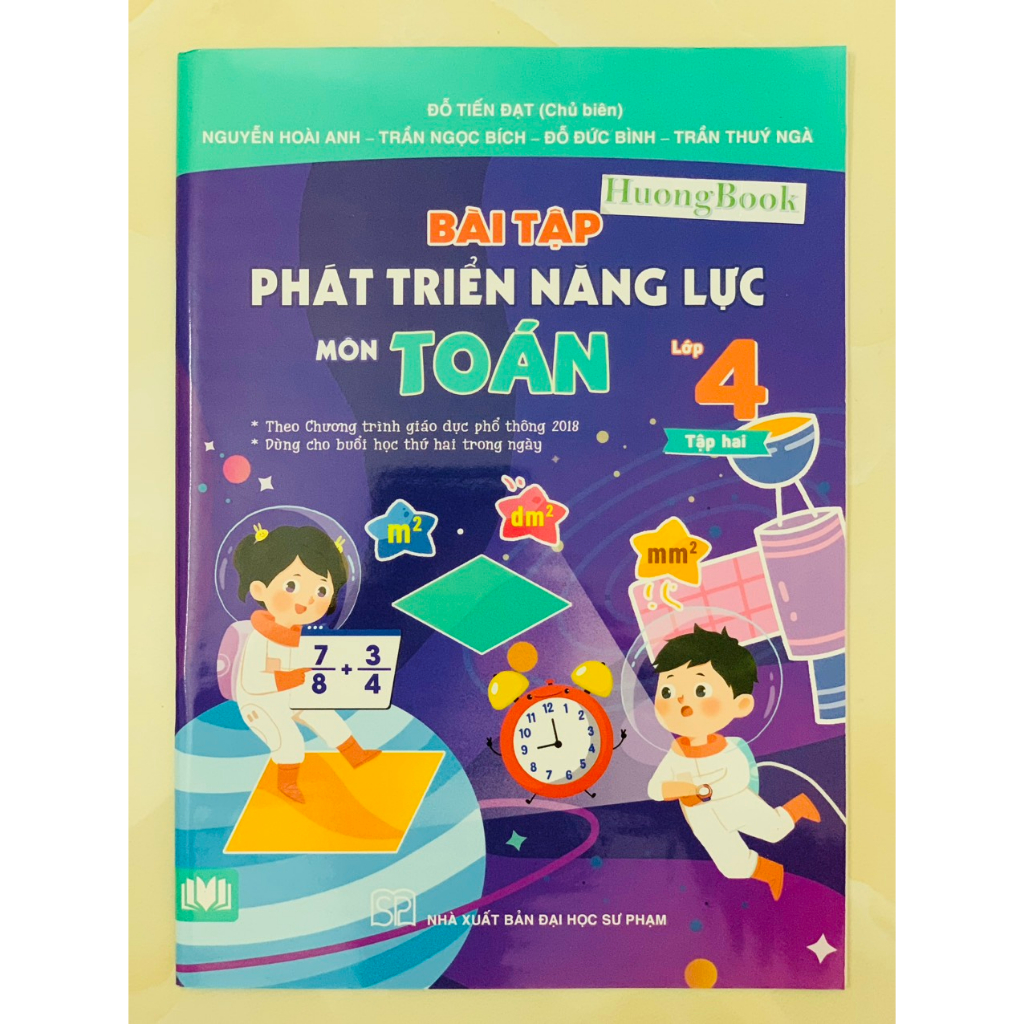 Sách - Combo Bài Tập Phát Triển Năng Lực Môn Toán Lớp 4 Tập 1 + 2 ( Theo chương trình GDPT 2018 ) (cánh diều)