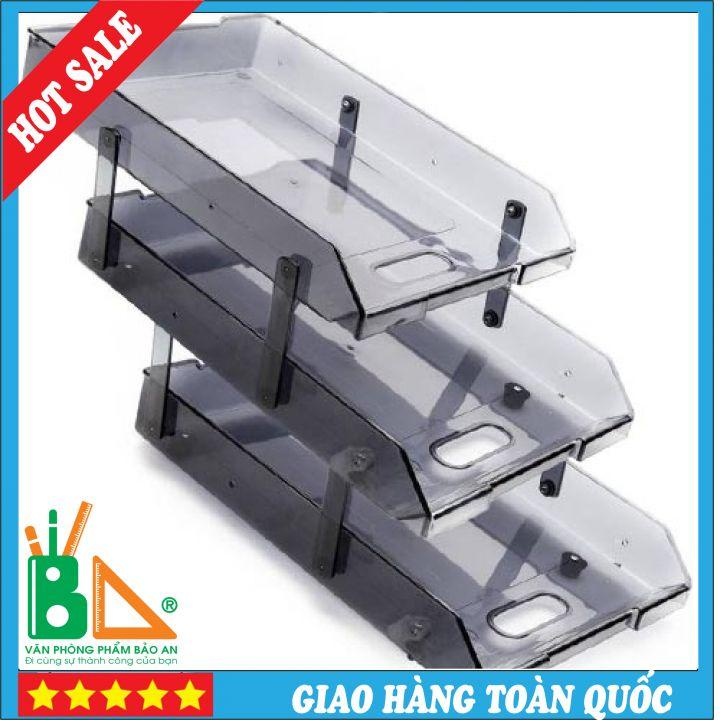 Khay Tài Liệu 3 Tầng Nhựa Xukiva 169-3