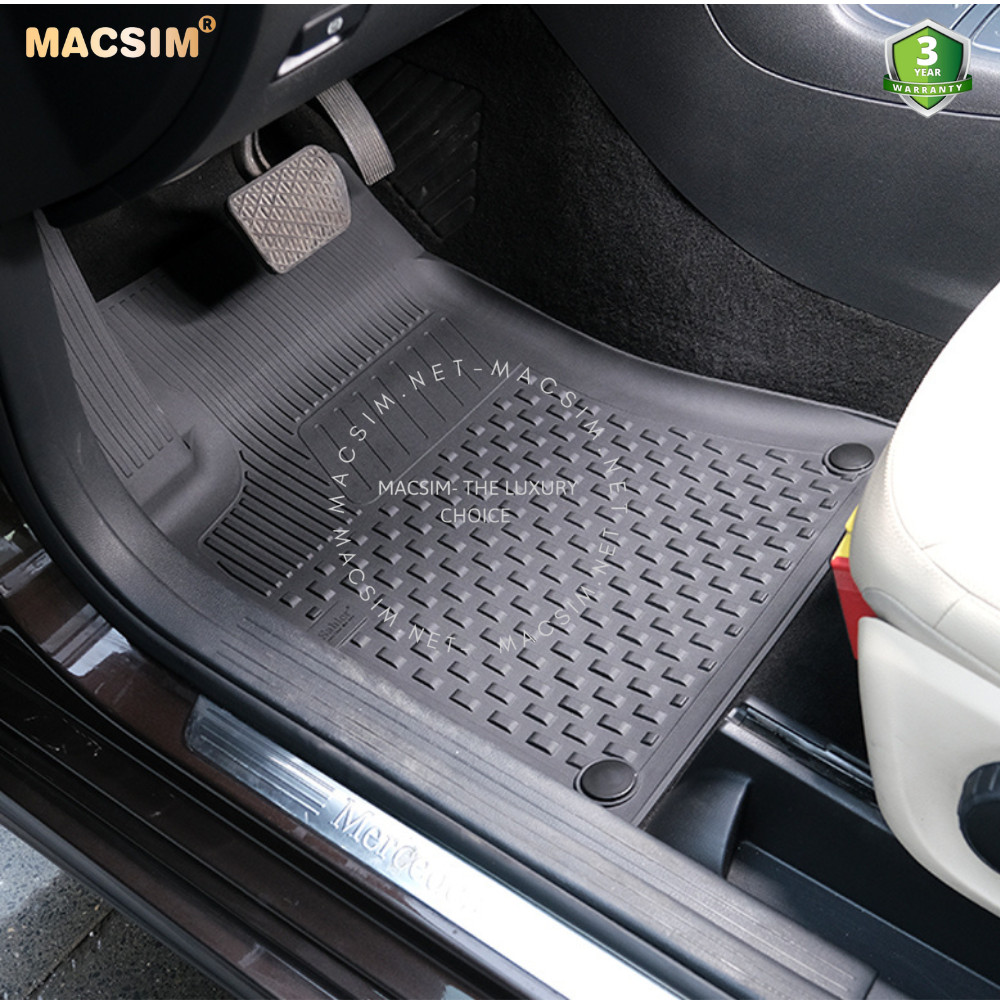 Thảm lót sàn ô tô nhựa TPE Silicon B.M.W F32 4 Series Coupe 2013+ Black Nhãn hiệu Macsim