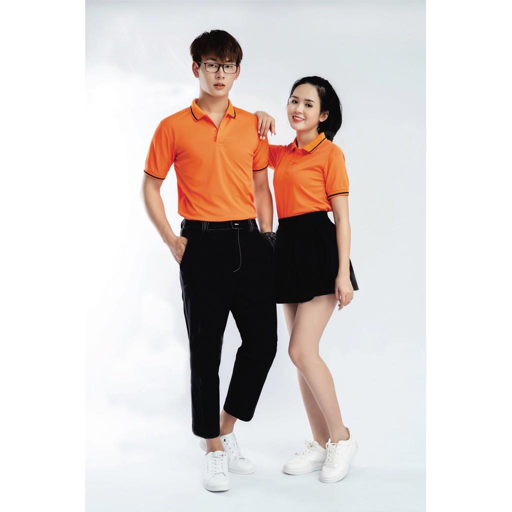 Áo POLO cá sấu chất lascote thải mỏng thoáng mát, Áo thun cổ bẻ UNISEX