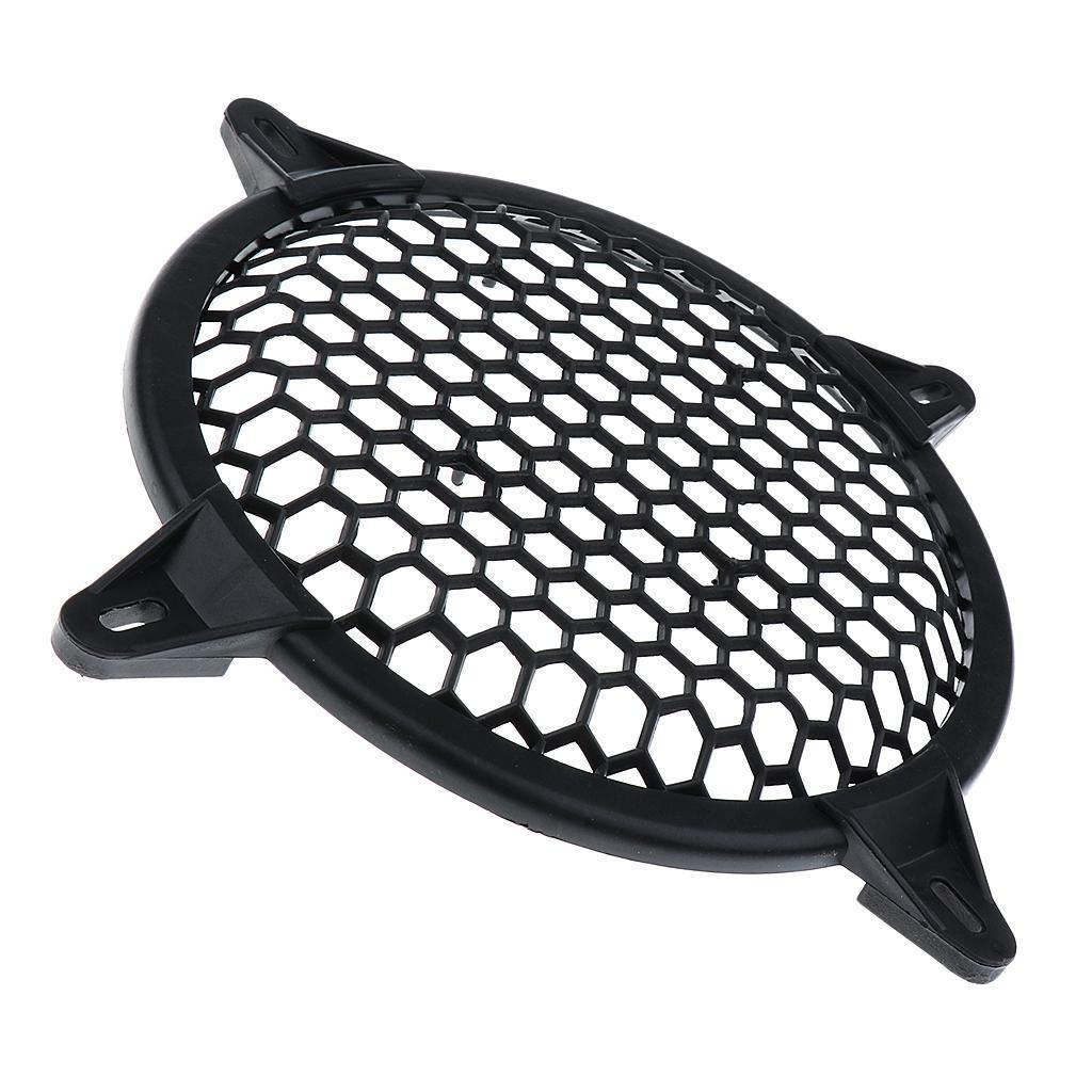 Car Audio Speaker Grill Cover Guard Plastic Protector Mesh Durable 10 Inch+6 inch