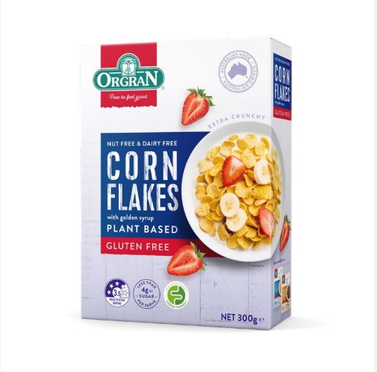 Ngũ Cốc ăn sáng Cornflakes - Orgran Everyday Cereals Cornflakes 300g