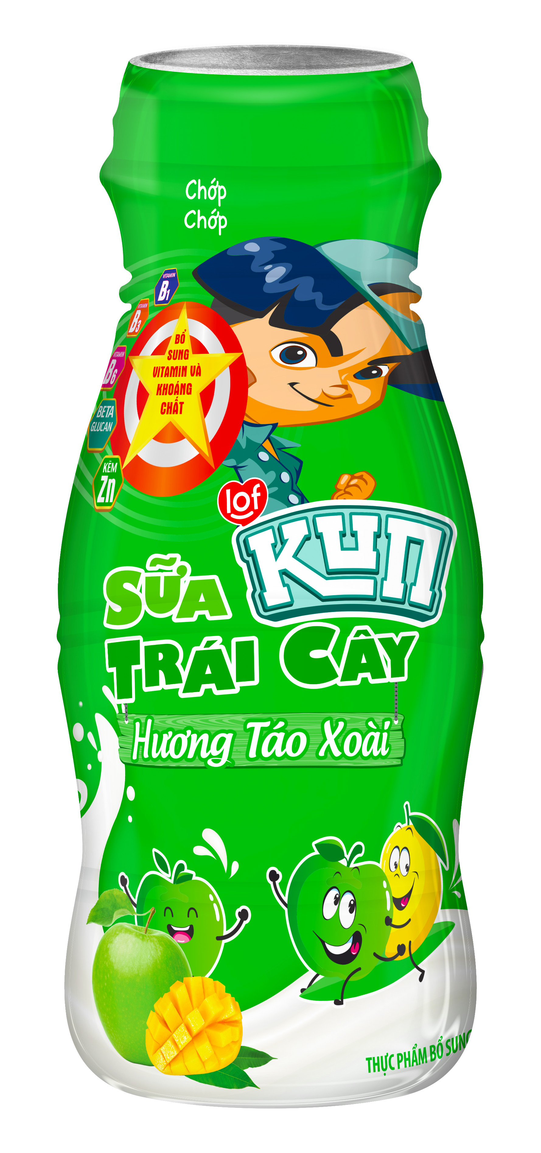 Sữa trái cây táo xoài 85mlx48