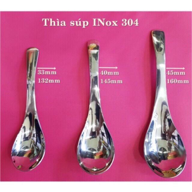 Séc bộ 3 thìa inox 304 sáng bóng