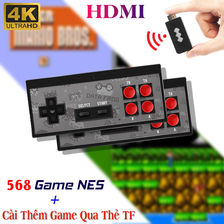 Máy chơi game điện tử cầm tay HDMI Y2 4K Tích Hợp 568 Game ,Cài Thêm trò chơi Qua Thẻ Nhớ , Tay Cầm Không Dây Nhỏ Gọn