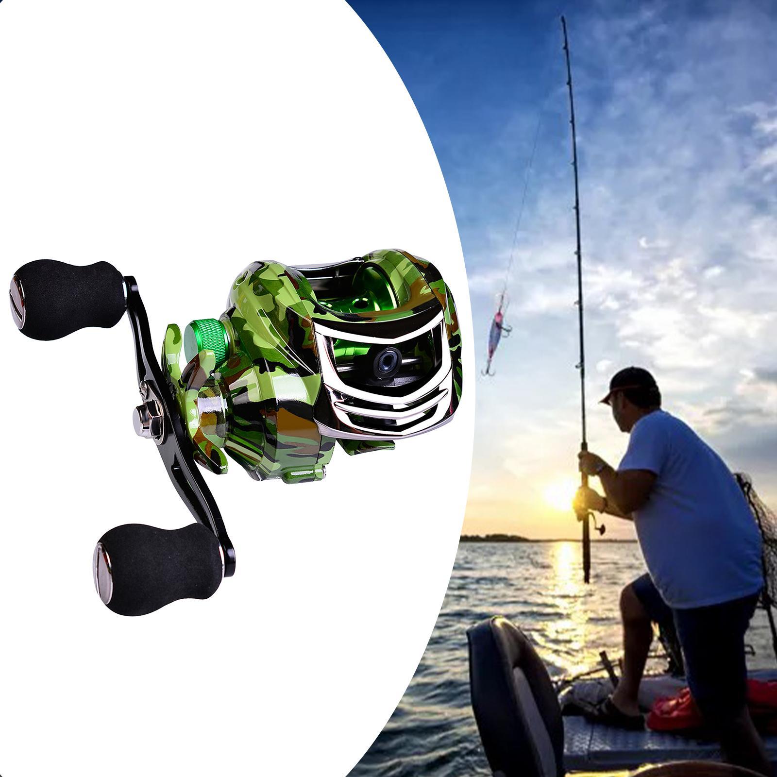 Baitcasting Reels 7:2:1 Fishing Reel 18+ Bearings for Salmon Catfish Right