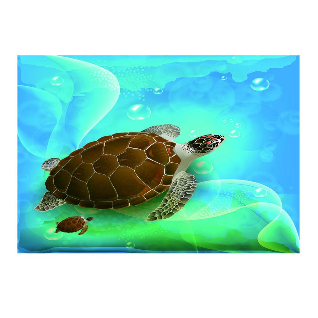 Aquarium background sticker aquarium landscape poster image --61X41cm