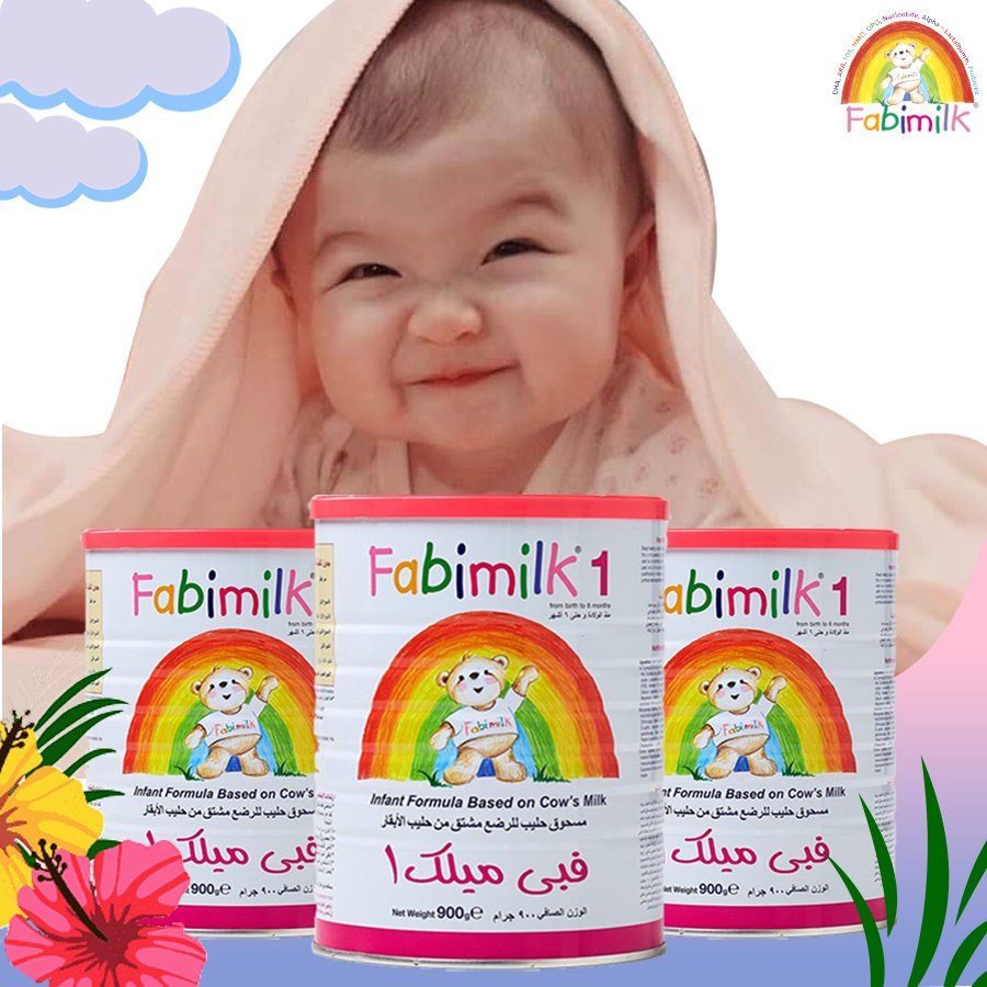 Sữa bột Fabimilk số 1 900g (0-6 tháng) - Nhập khẩu Vương quốc Anh