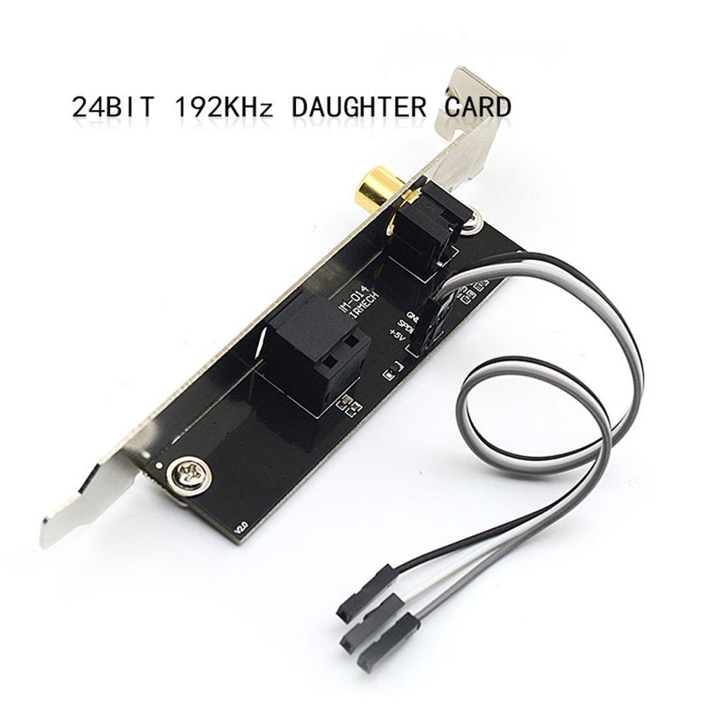 Optical Fiber Card,24Bit 192KHz Multi-Channel