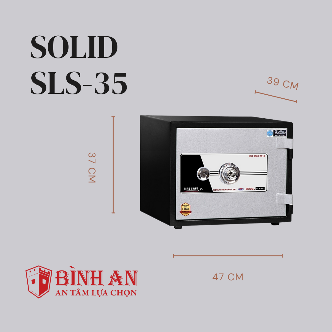 Két Sắt Hàn Quốc Solid SLS-35E (60kg)