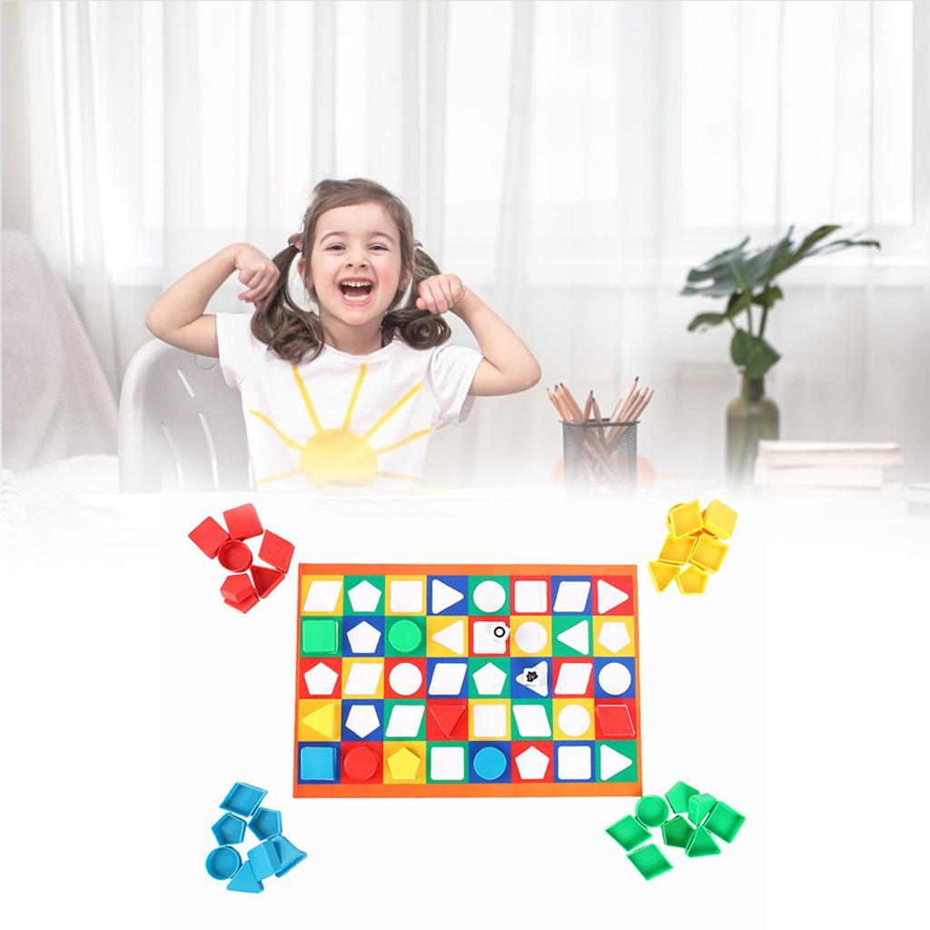Montessori Matching Game DIY Brain Teaser Irregular Kids Early Gift
