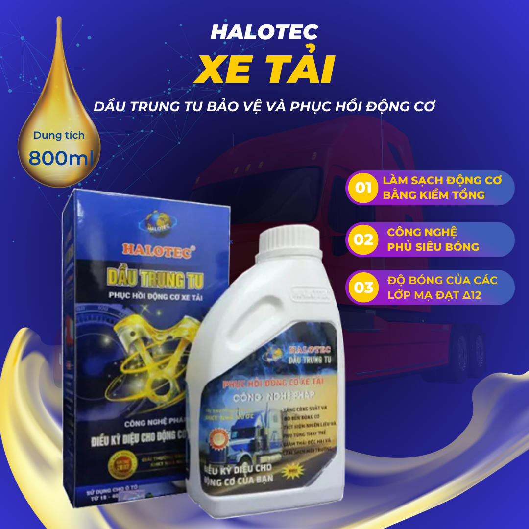 HALOTEC Dầu Trung Tu Phục Hồi Động Cơ