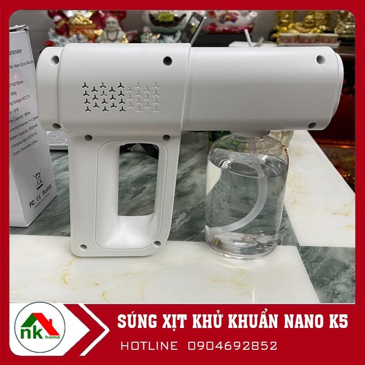 Máy phun diệt khuẩn cầm tay - Xịt khử trùng phun sương Nano K5