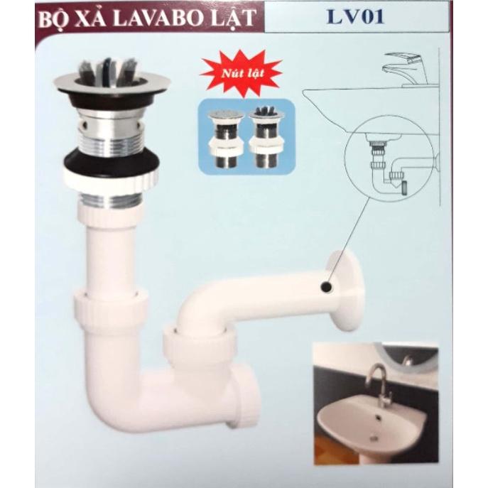 LV01 - Bộ xả lavabo lật (có xi)