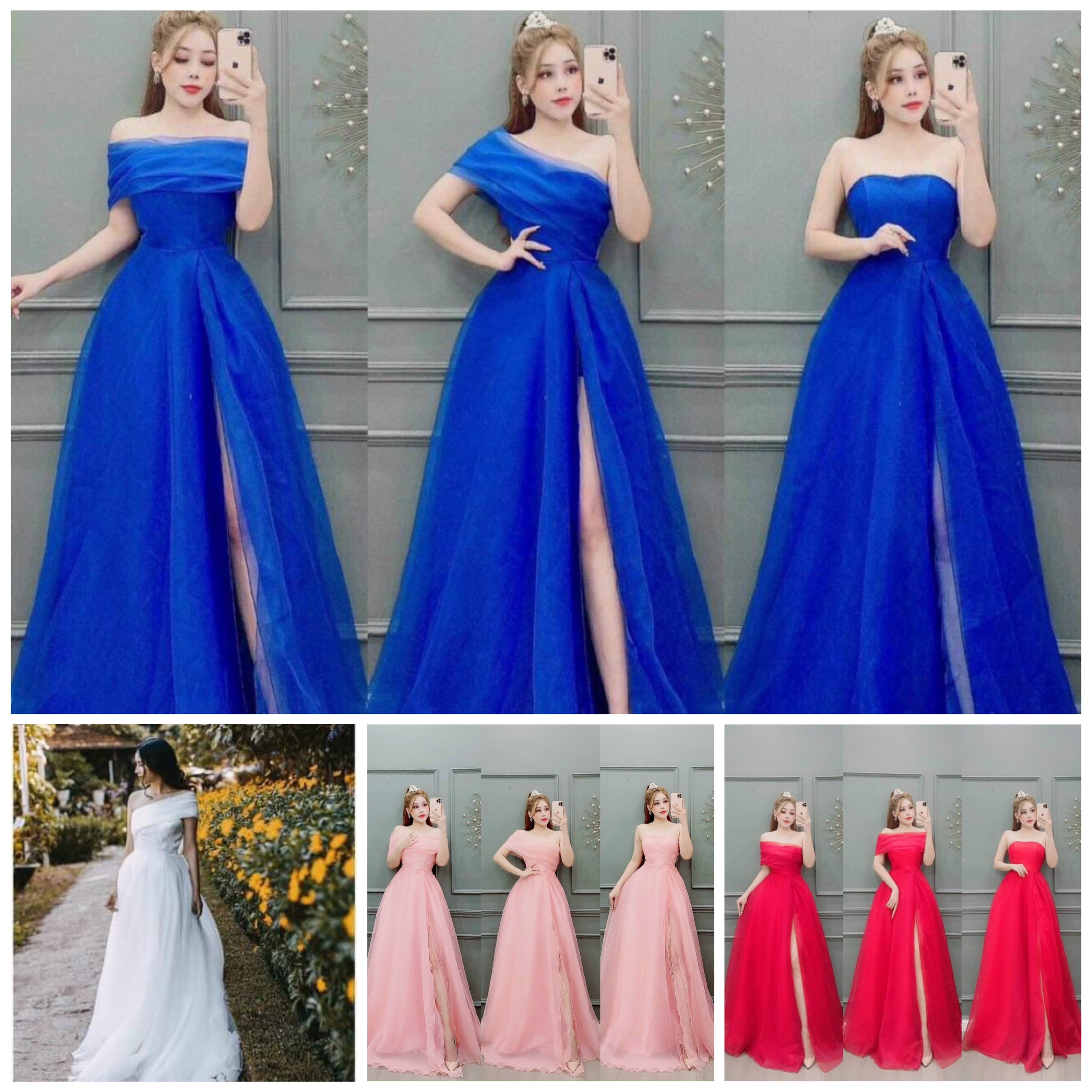 Đầm maxi mặc dc 3 kiểu TRIPBLE T DRESS - size M/L - MS214V