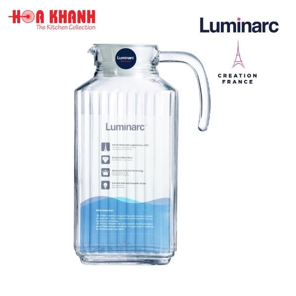 Bình Nước Thủy Tinh Luminarc Quadro 1.7L - G2668