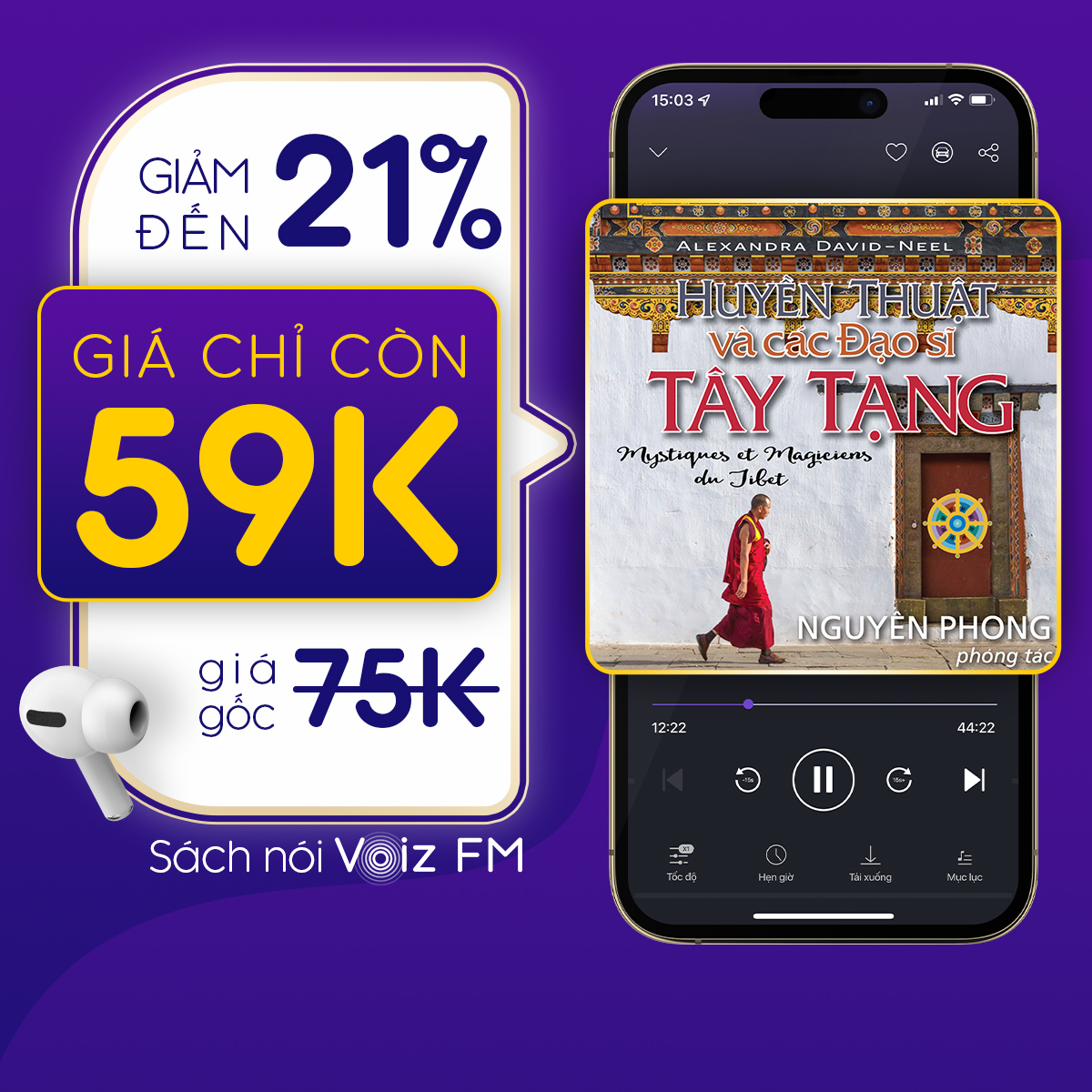 Voiz FM - Voucher nghe Sách Nói