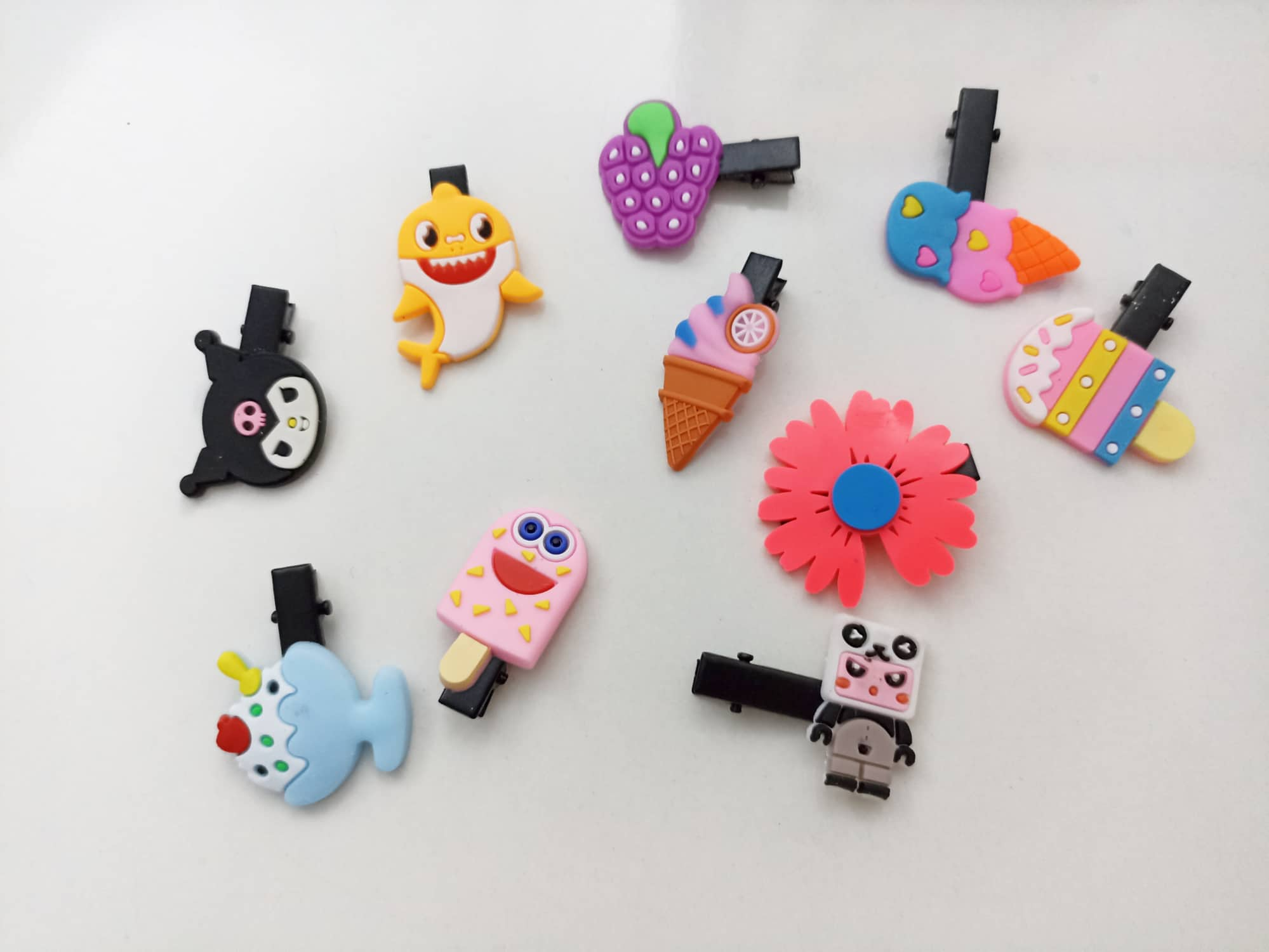 Ngẫu nhiên - Set 10 kẹp tóc icon cute cho bé gái