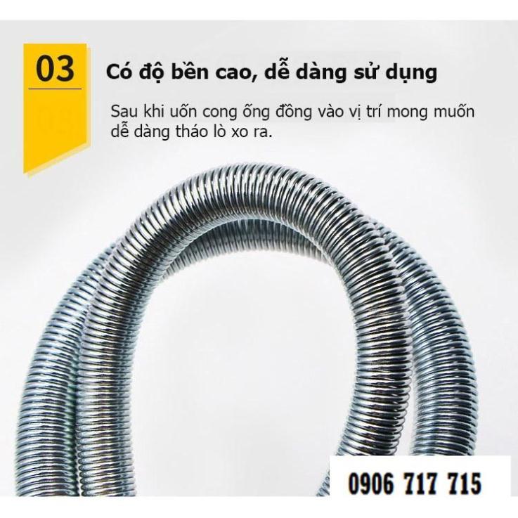 Combo bộ 5 lò xo uốn ống đồng điều hòa đường kính ống 6, 8, 10, 12, 16 mm.