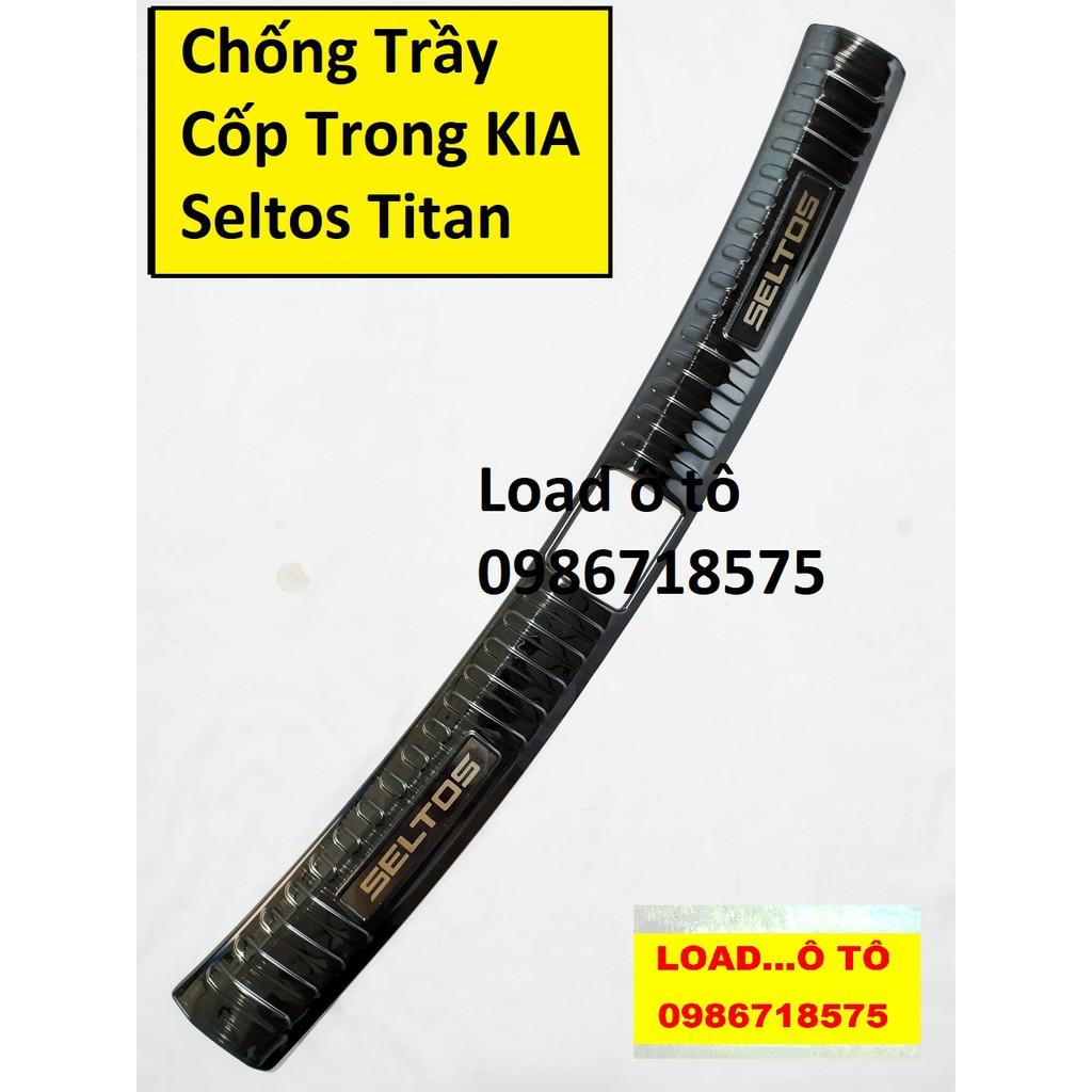 Chống Trầy Cốp KIA Seltos 2022-2020 Bên Trong Titan Cao Cấp, Mặt Gương Bóng