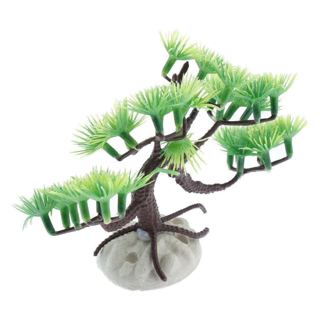 Aquarium Decor Fish Tank Decoration Ornament Artificial Plastic Plant