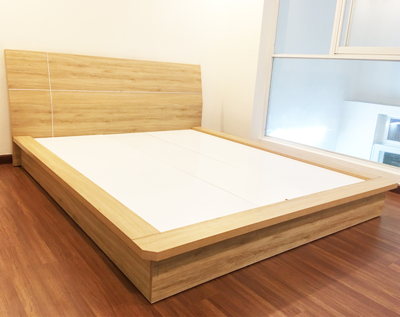 Giường Kiểu Nhật FINE FG053 (140cm x 200cm) Phong cách hiện đại sang trọng