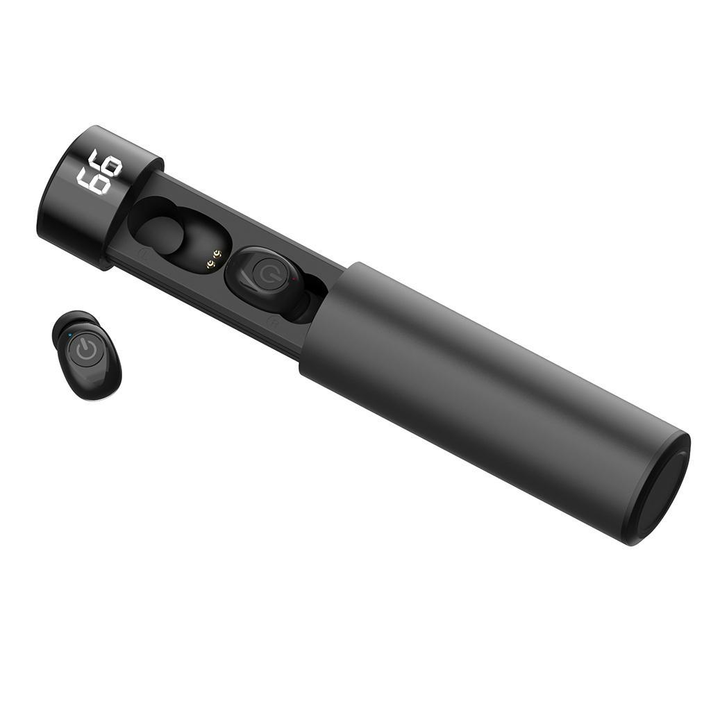 Wireless Bluetooth 5.0 Headphone LED Electricity Display Earphone Sports Stereo Earbud Headset IPX7 Waterproof