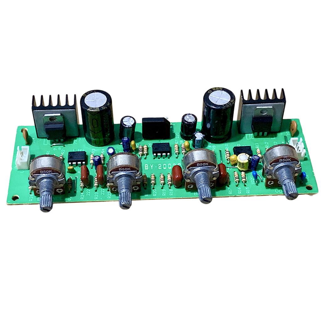Hifi Preamp Màu Ban Bass Treble Âm Lượng Tiền Khuếch Đại Hội Đồng Bộ