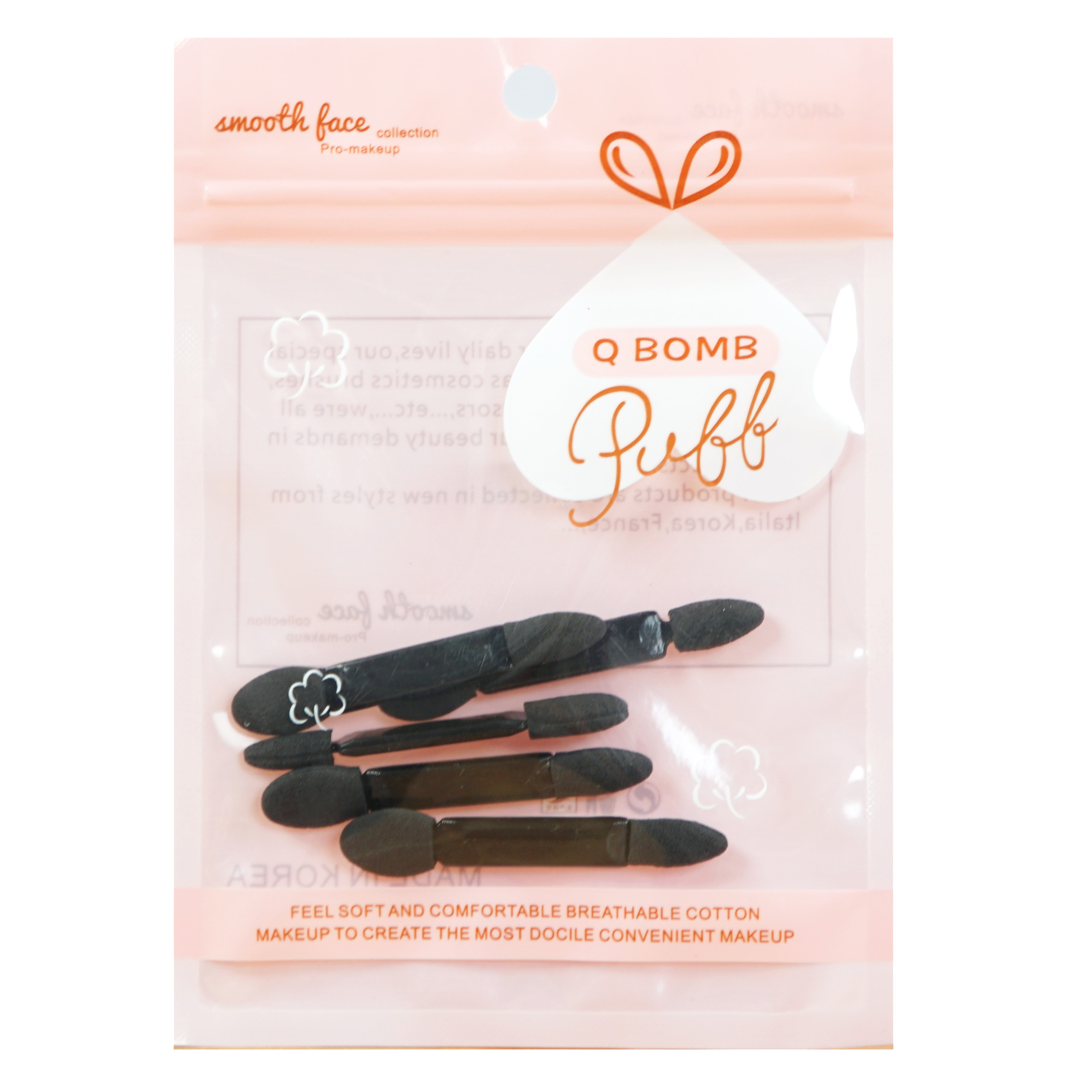 Bộ 5 Cọ Tán Màu Mắt 2 Đầu Mút  Qbomb Puff