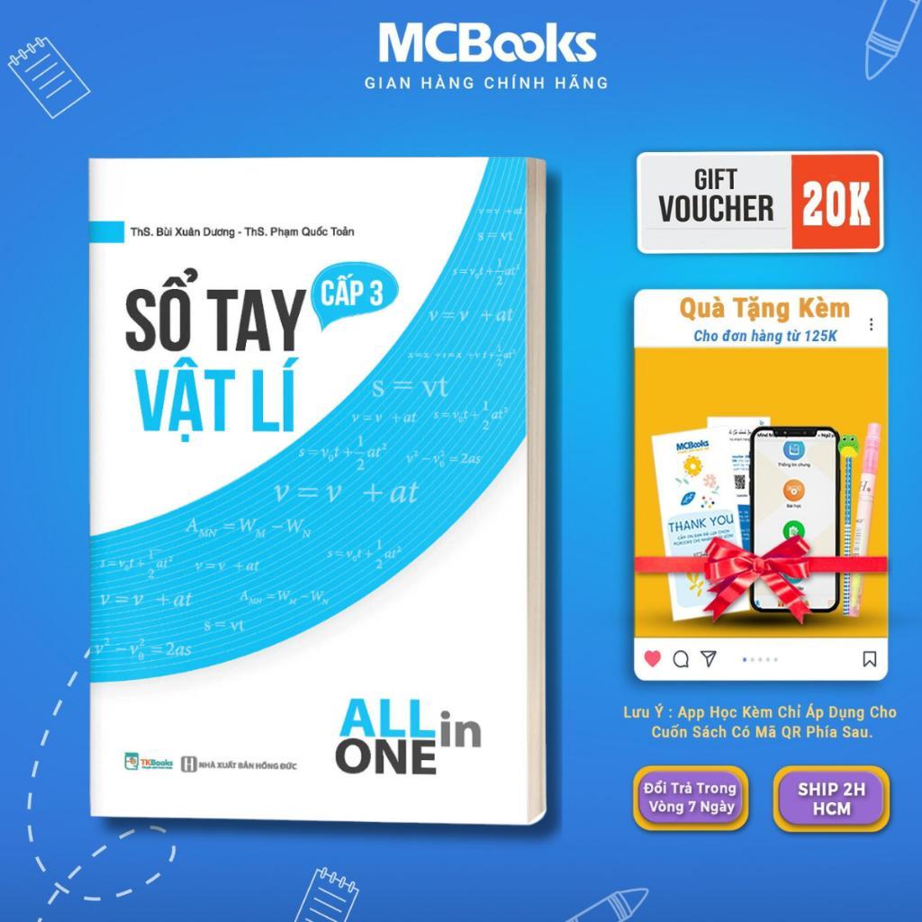 Sách - Sổ Tay Vật Lí Cấp 3 - All In One - MCBooks