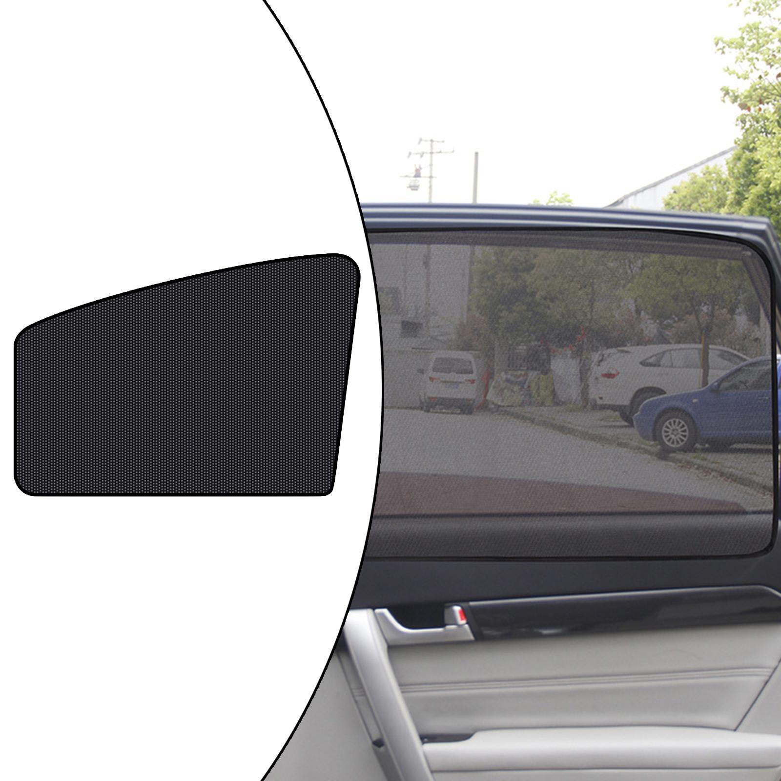 4xCar Magnetic Side Window Sunshade Premium Retractable Front Thicker