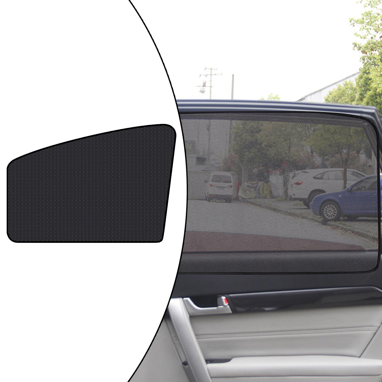 2X Car  Side Window Sunshade Premium Retractable Front Thicker