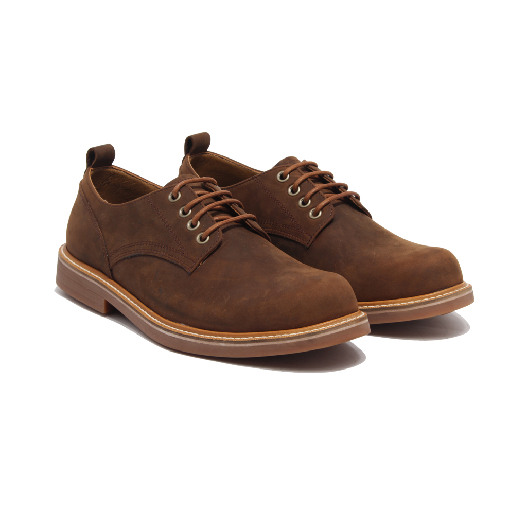 Giày Tây Nam Công Sở Banuli Da Bê Italian Dây Buộc Wingtip Oxford H1WO2 (Da Veg Itali Mềm Dẻo, Đế Siêu nhẹ, Bảo Hành Trọn Đời)