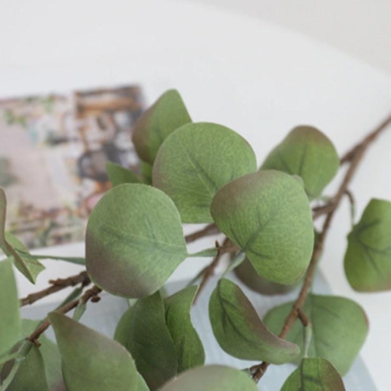 Nhánh Lá Bạch Đàn Nhân Tạo Linh Hoạt Trang Trí Nhà Cửa/Văn Phòng DIY