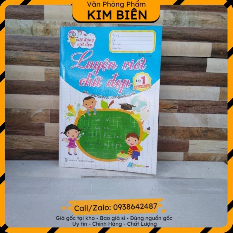 ️sỉ vpp,sẵn hàng️ Vở luyện chữ đep lớp1,2 theo chương trình mới - VPP Kim Biên