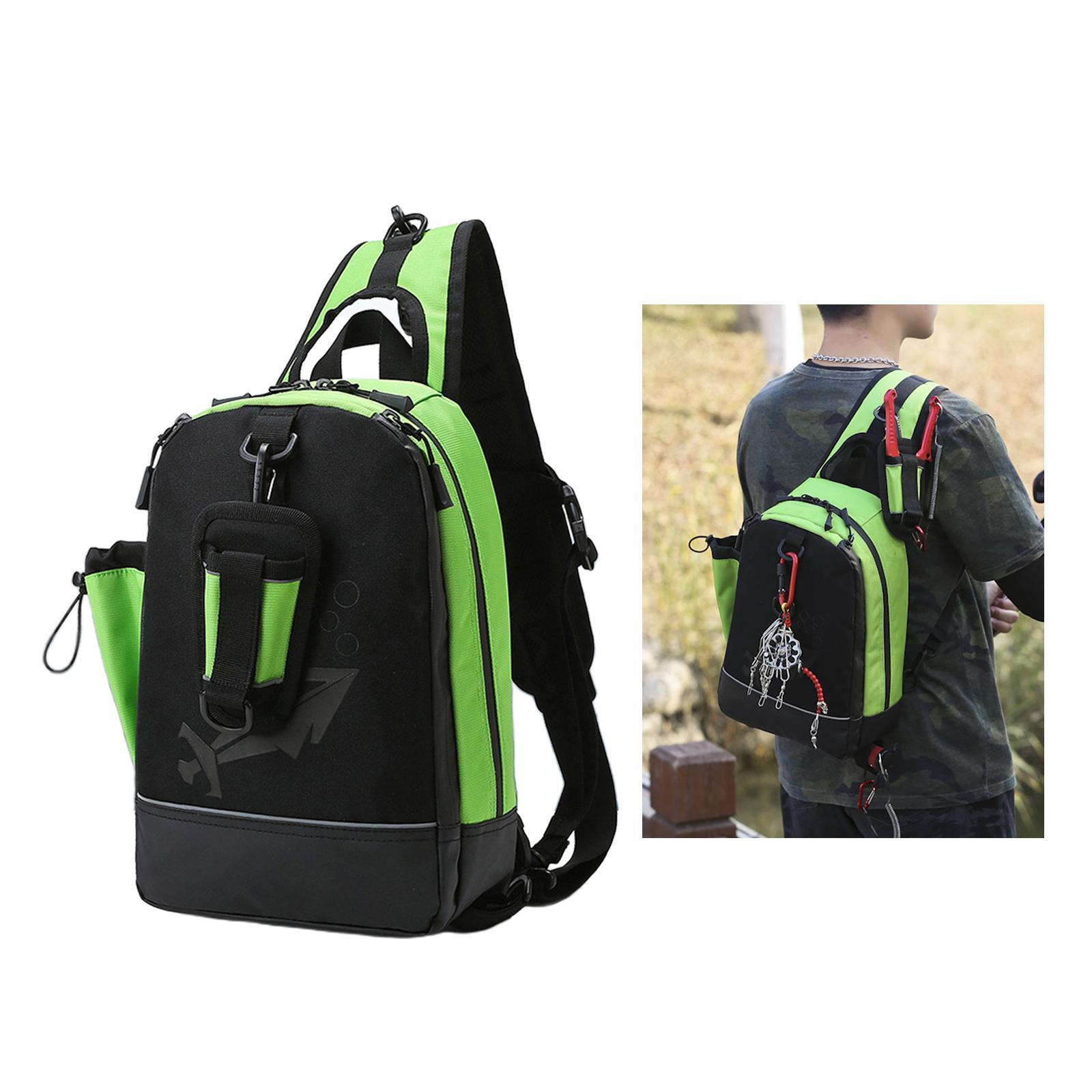 Oxford Cloth Chest Bag Men's Crossbody Sling Messenger Shoulder Pack for Outdoor Sports, Hiking, Camping Daypack Day Pack Pouch