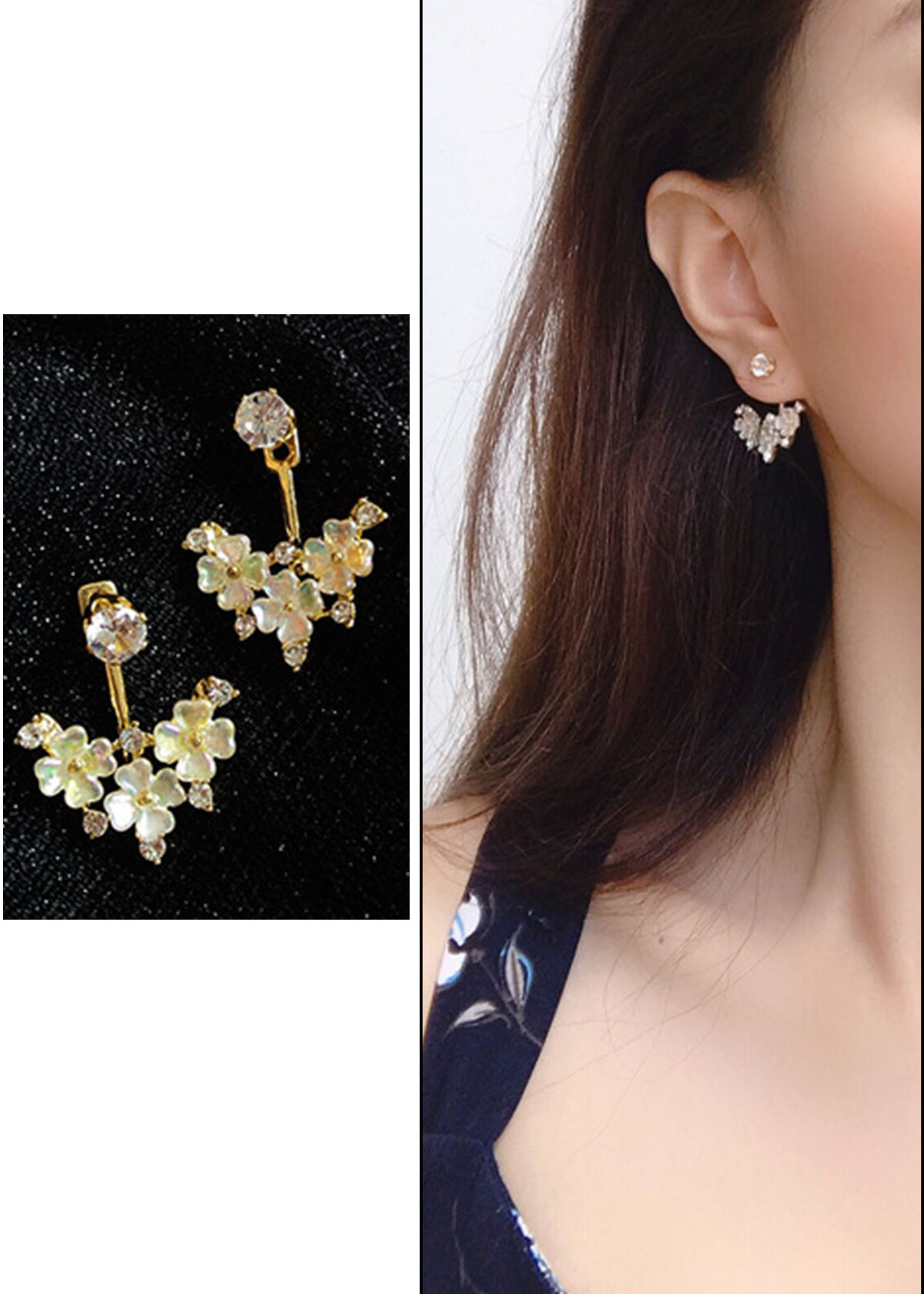 Bông tai hoa tai phụ kiện nữ cá tính độc lạ