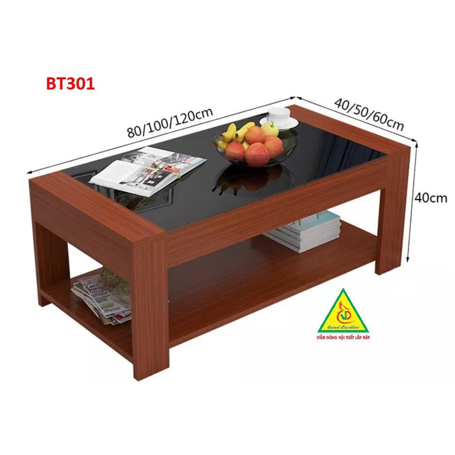 Bàn trà,  bàn sofa phong cách hiện đại BT301 - Nội thất lắp ráp Viendong Adv
