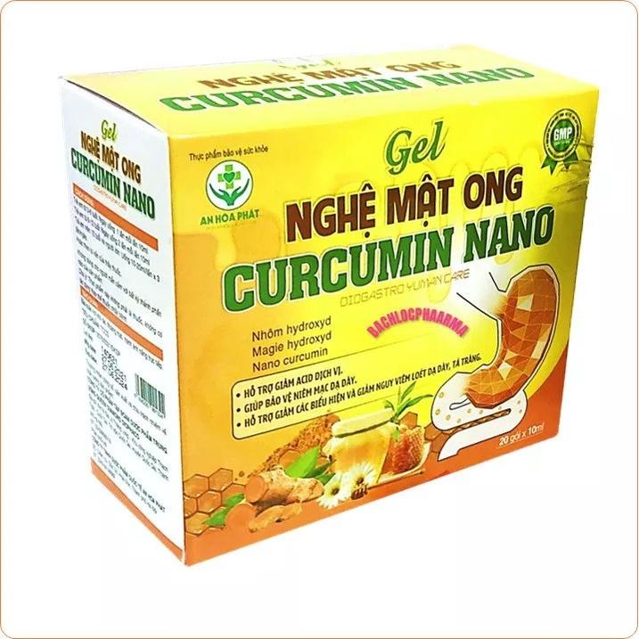 Gel Nghệ Mật Ong Curcumin Nano Diogastro Yuman Care