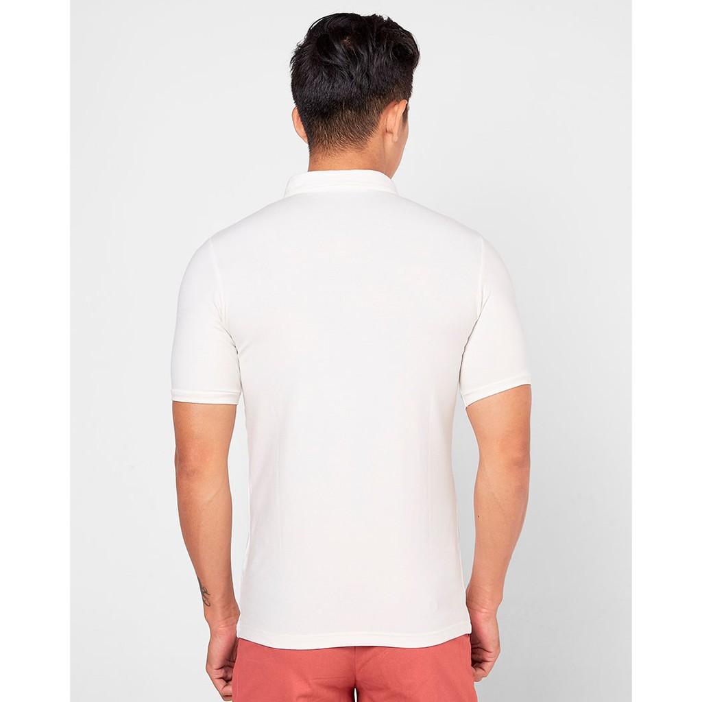 Áo Thun Nam Cotton Có Cổ Trắng TC151 F2