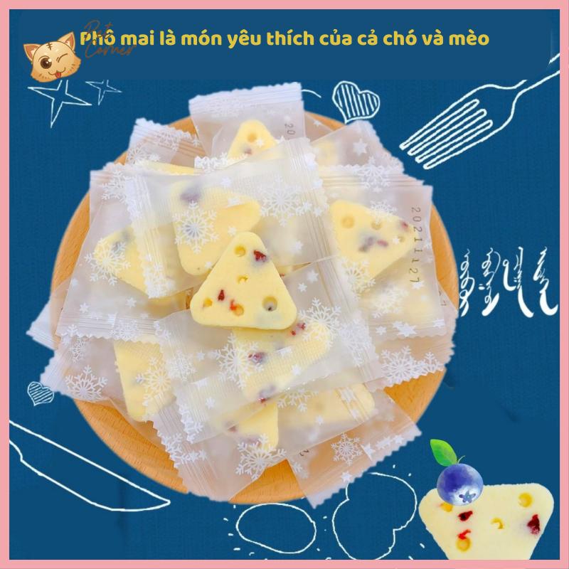 Bánh thưởng phô mai béo ngậy, giàu dinh dưỡng cho thú cưng (Snack cho chó mèo nhiều vị)