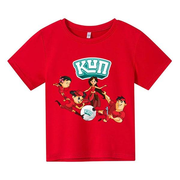 Áo thun cho bé kun 9, 4 màu, có size người lớn, Anam Store