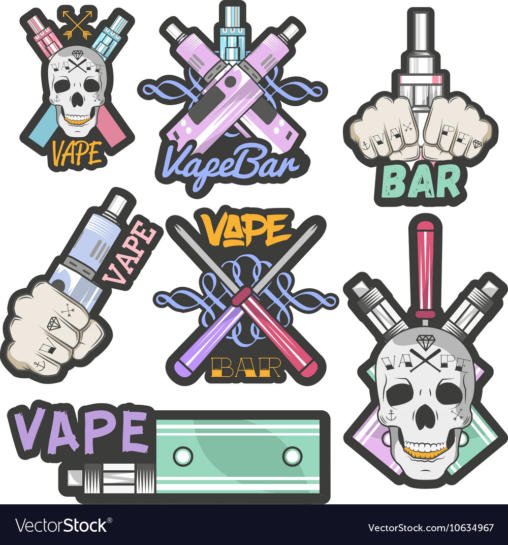 Hình ảnh Set 60 Sticker Vape